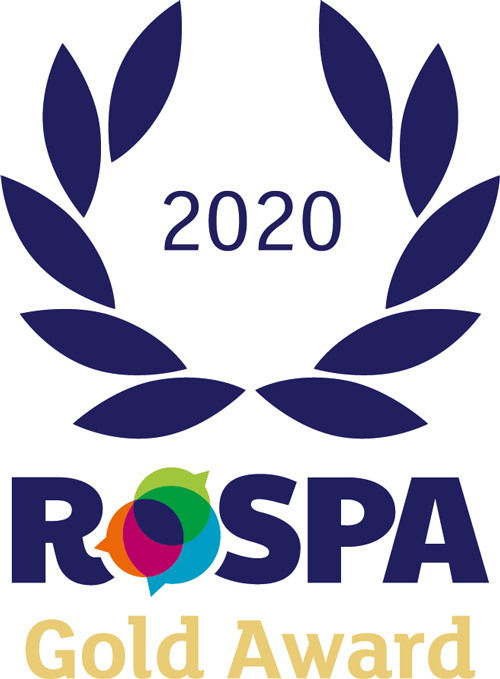 RoSPA 2020 Gold Award logo